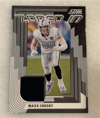 2025 Panini Score Zoned In #ZON-MCY Maxx Crosby — front