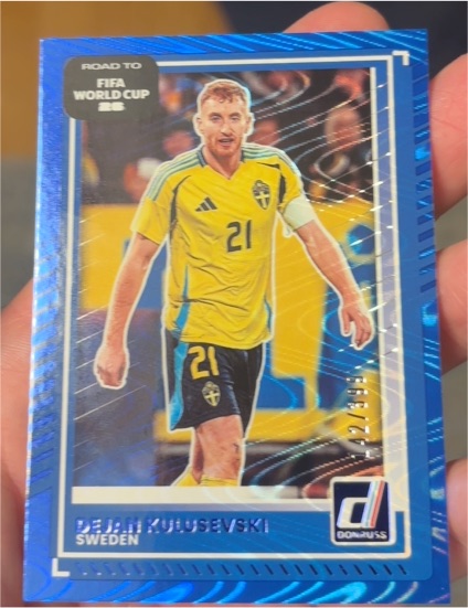 2025 Panini Donruss #21 Dejan Kulusevski Sweden — front