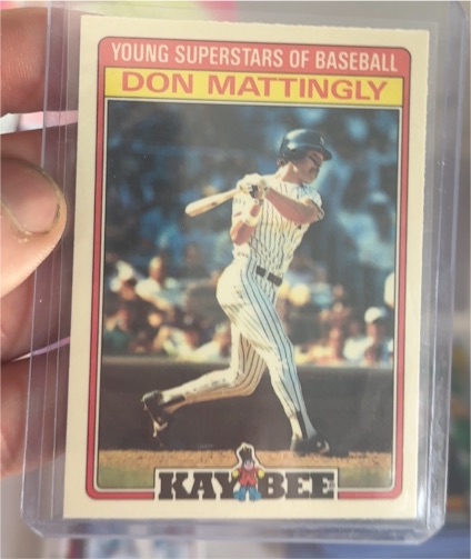 1986 Topps Kay Bee #19 Don Mattingly — front