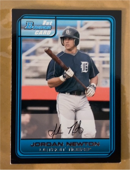 2006 Bowman Draft Picks & Prospects #DP61 Jordan Newton — front