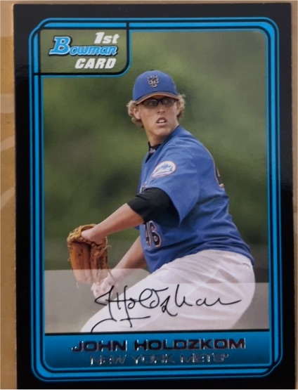2006 Bowman Draft Picks & Prospects #DP21 John Holdzkom — front