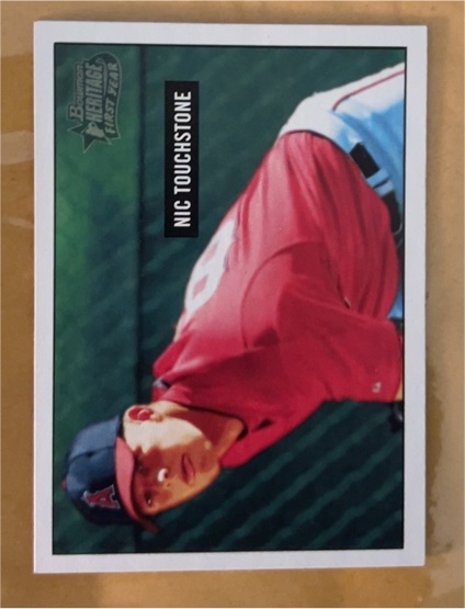 2005 Bowman Heritage #262 Nic Touchstone — front