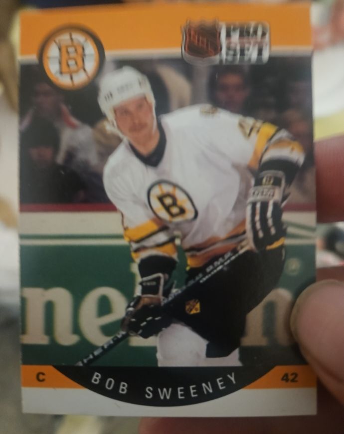 1990-91 Pro Set #15 Bob Sweeney — front