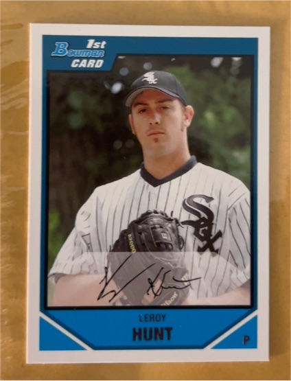 2007 Bowman Draft Picks & Prospects #BDPP43 Leroy Hunt — front