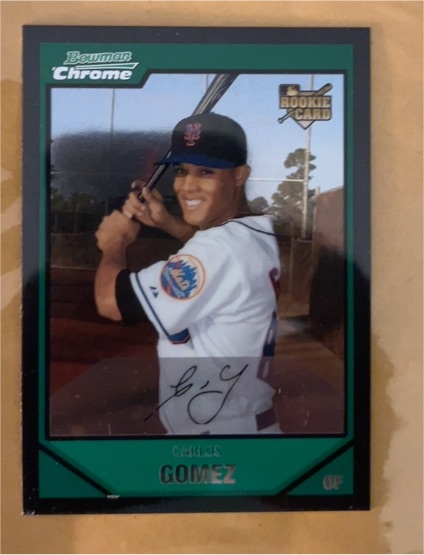 2007 Bowman Chrome #BDP36 Carlos Gomez — front