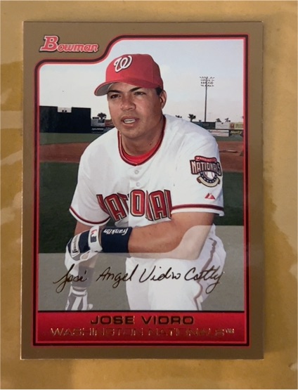 2006 Bowman Gold #54 Jose Vidro — front