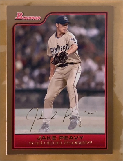 2006 Bowman #55 Jake Peavy — front