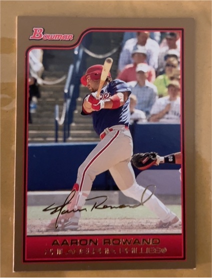 2006 Bowman #91 Aaron Rowand — front