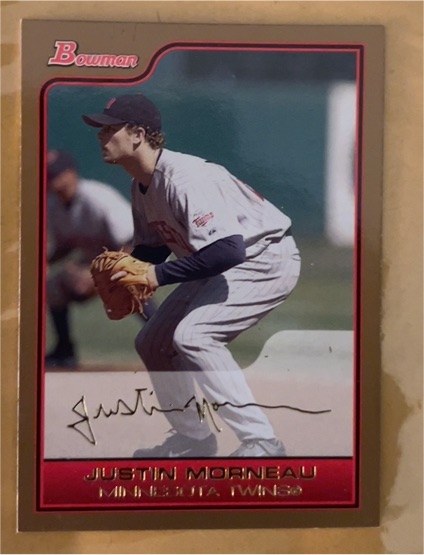 2007 Bowman #77 Justin Morneau — front