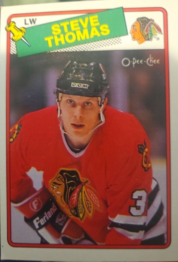 1988-89 O-Pee-Chee #259 Steve Thomas — front