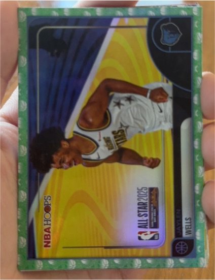 2025-26 Topps NBA Hoops #295 Jaylen Wells All-Star Green Hoops — front