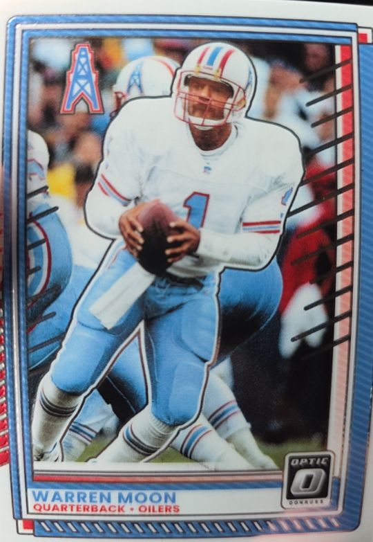 2025 Panini Donruss Optic #132 Warren Moon Houston Oilers — front