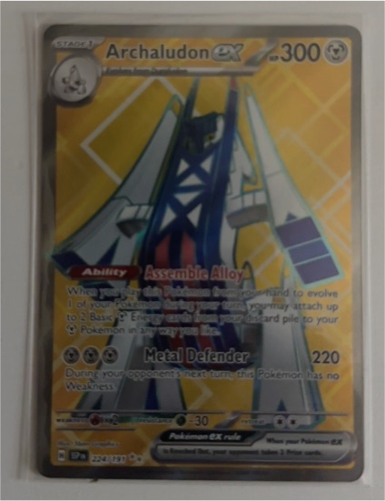2024 Pokémon Scarlet & Violet Surging Sparks #224 Archaludon ex — front