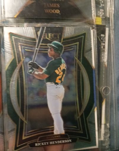 2025 Panini Select #3 Rickey Henderson — front