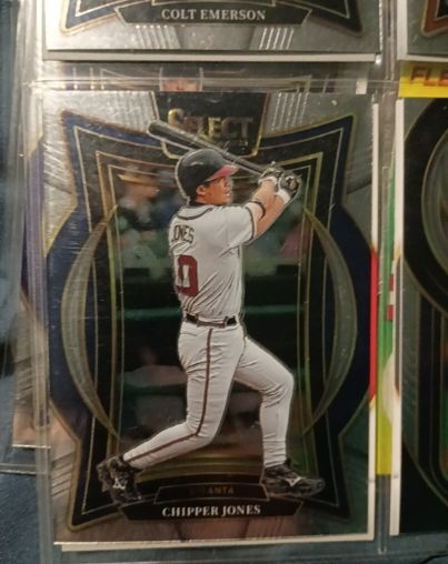 2025 Panini Select #15 Chipper Jones — front