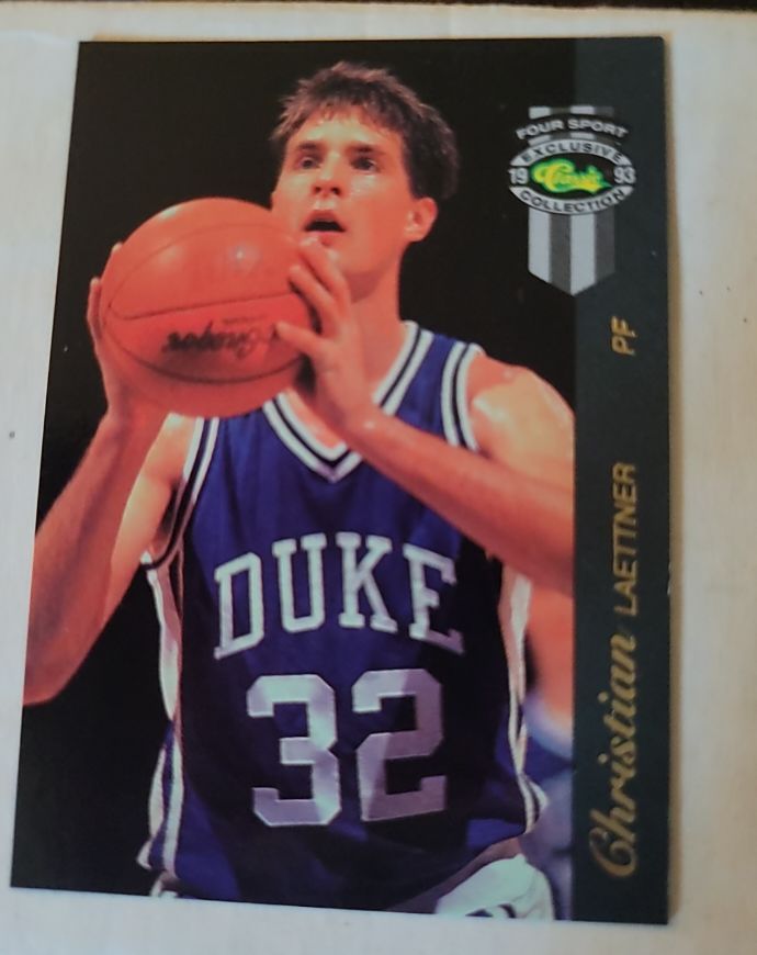 1993 Classic Four Sport #317 Christian Laettner Duke — front