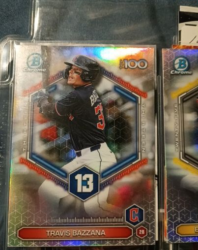 2026 Bowman Chrome #BTP-13 Travis Bazzana Bowman Top 100 Guardians — front