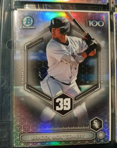 2026 Topps Bowman Chrome Top 100 #BTP-39 Braden Montgomery — front