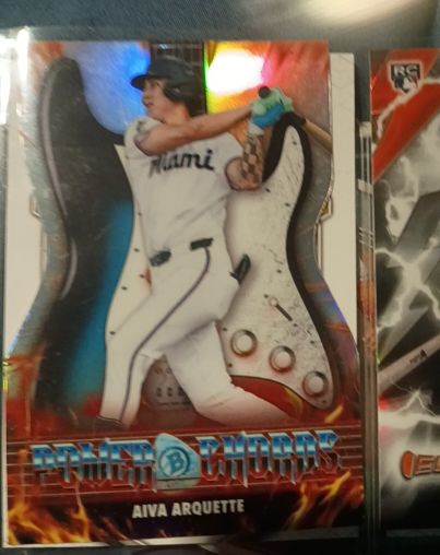 2026 Bowman Chrome Power Chords #PC-18 Aiva Arquette — front