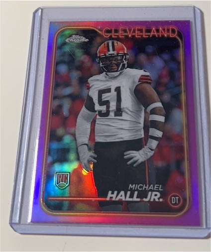 2024 Topps Chrome #268 Michael Hall Jr. — front