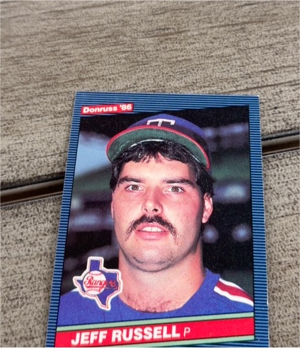1986 Donruss #586 Jeff Russell — front