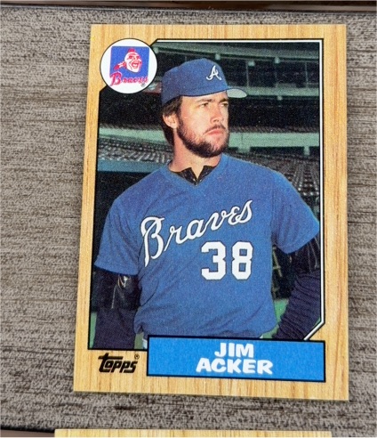 1987 Topps #407 Jim Acker — front