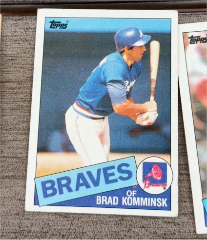 1985 Topps #292 Brad Komminsk — front