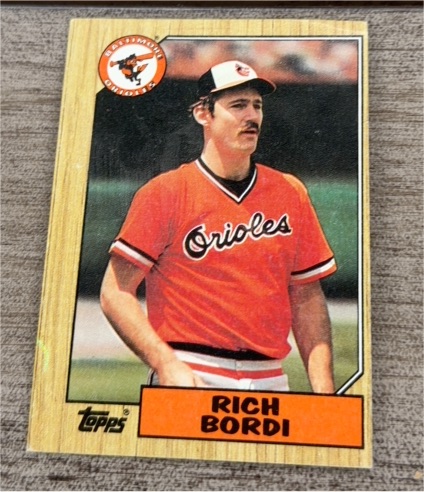 1987 Topps #638 Rich Bordi — front