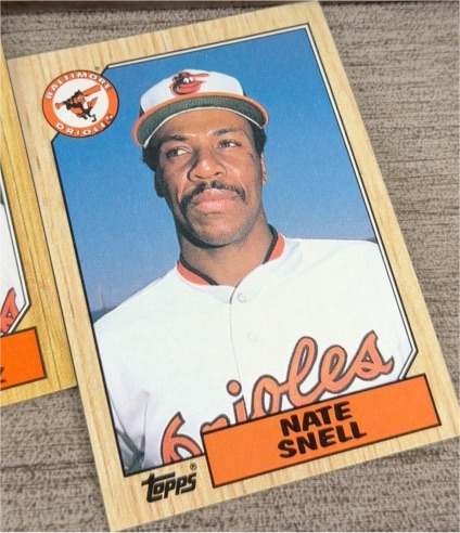 1987 Topps #86 Nate Snell — front