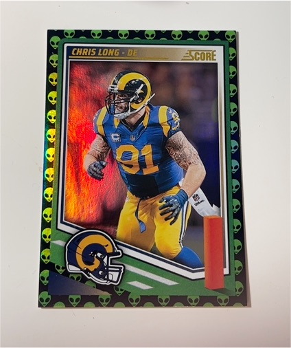 2025 Panini Score-A-Treat #208 Chris Long St. Louis Rams — front