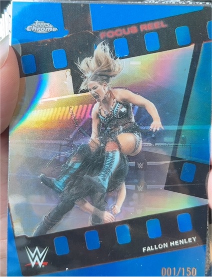 2026 Topps Chrome WWE #FR-14 Fallon Henley Focus Reel — front