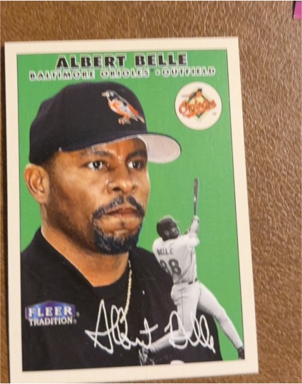 2000 Fleer Tradition #258 Albert Belle — front