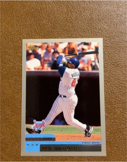2000 Topps #338 Mo Vaughn Anaheim Angels — front