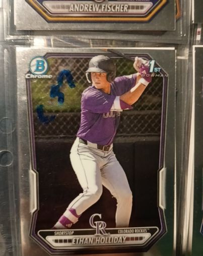 2026 Bowman Chrome #BCP-1 Ethan Holliday — front