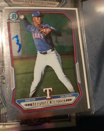 2026 Bowman Chrome Prospects #BCP-51 Sebastian Walcott — front