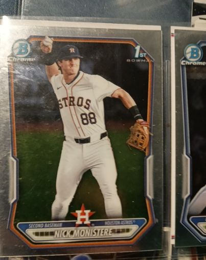 2026 Bowman Chrome #BCP-103 Nick Monistere — front