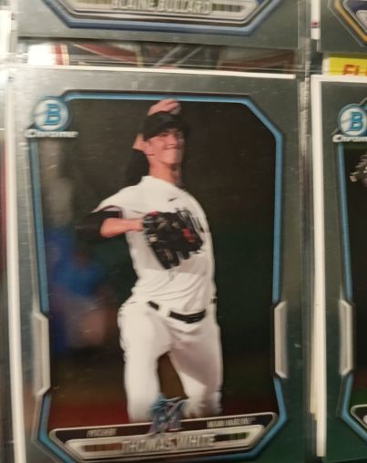 2026 Bowman Chrome #BCP-80 Thomas White — front