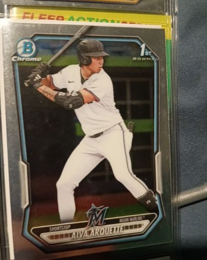 2026 Bowman Chrome #BCP-40 Aiva Arquette — front