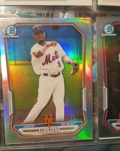 2026 Bowman Chrome #BCP-91 Elian Pena — front