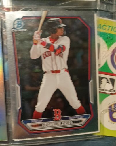 2026 Bowman Chrome #BCP-27 Franklin Arias — front