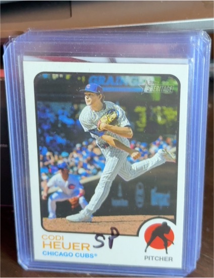 2022 Topps Heritage #418 Codi Heuer — front