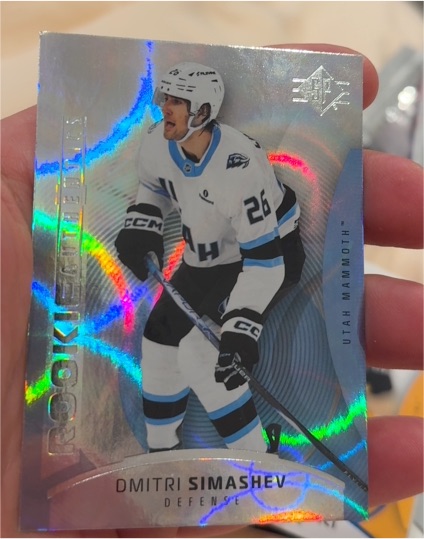 2025-26 Upper Deck SP Rookie Authentics #107 Dmitri Simashev — front