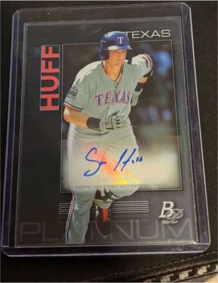 2020 Bowman Platinum #TOP-89 Sam Huff — front