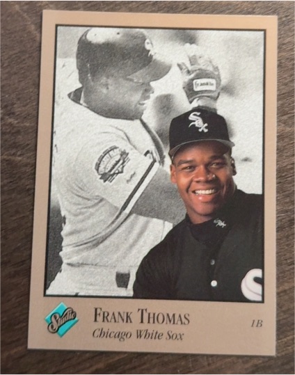 1992 Leaf Studio #159 Frank Thomas — front