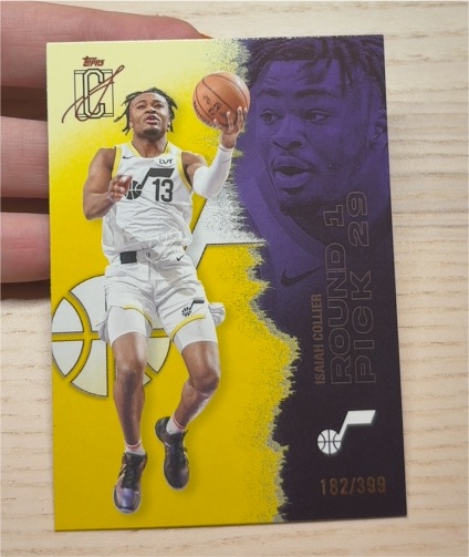 2025-26 Topps Signature Class #5 Isaiah Collier — front