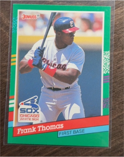 1991 Donruss #477 Frank Thomas — front