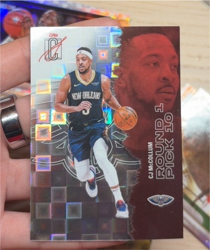 2025-26 Topps Signature Class #13 CJ McCollum Pandora — front