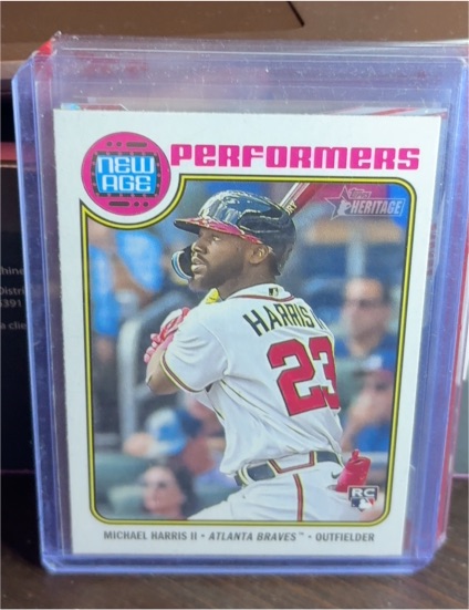 2023 Topps Heritage #NA-7 Michael Harris II — front