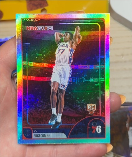 2025-26 Topps NBA Hoops #244 VJ Edgecombe — front