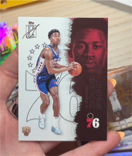 2025-26 Topps Signature Class #147 VJ Edgecombe — front
